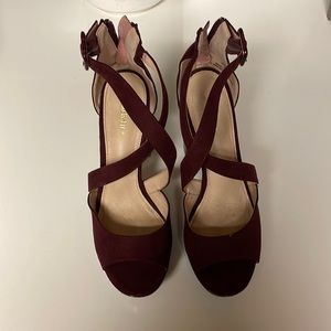 Limelight Shoes / Lyanna / Wine / womens dress heel